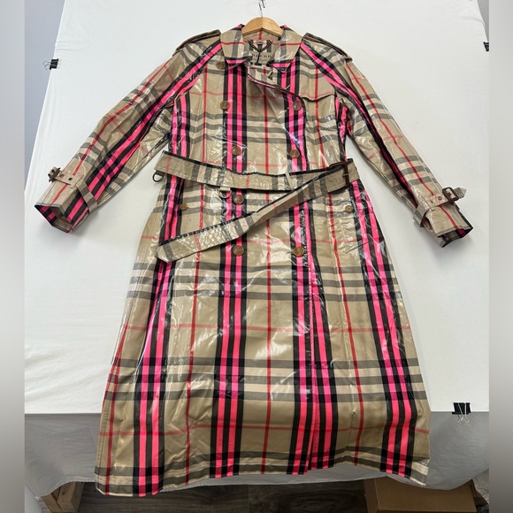 Burberry Jackets & Blazers - Burberry Runway Laminated Trench Coat US 4